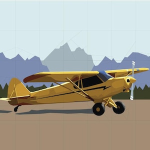 Updated: Piper Cub FPP Quilt Pattern (69" x 63") - DIGITAL DOWNLOAD