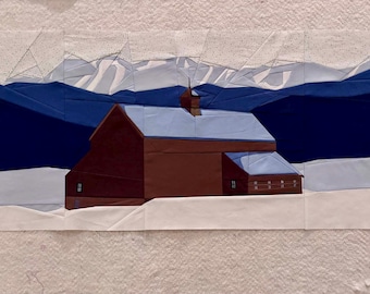 Tate Barn and Timpanogos FPP Pattern (36.5" x 16")