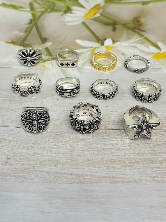 Chrome hearts style ring online