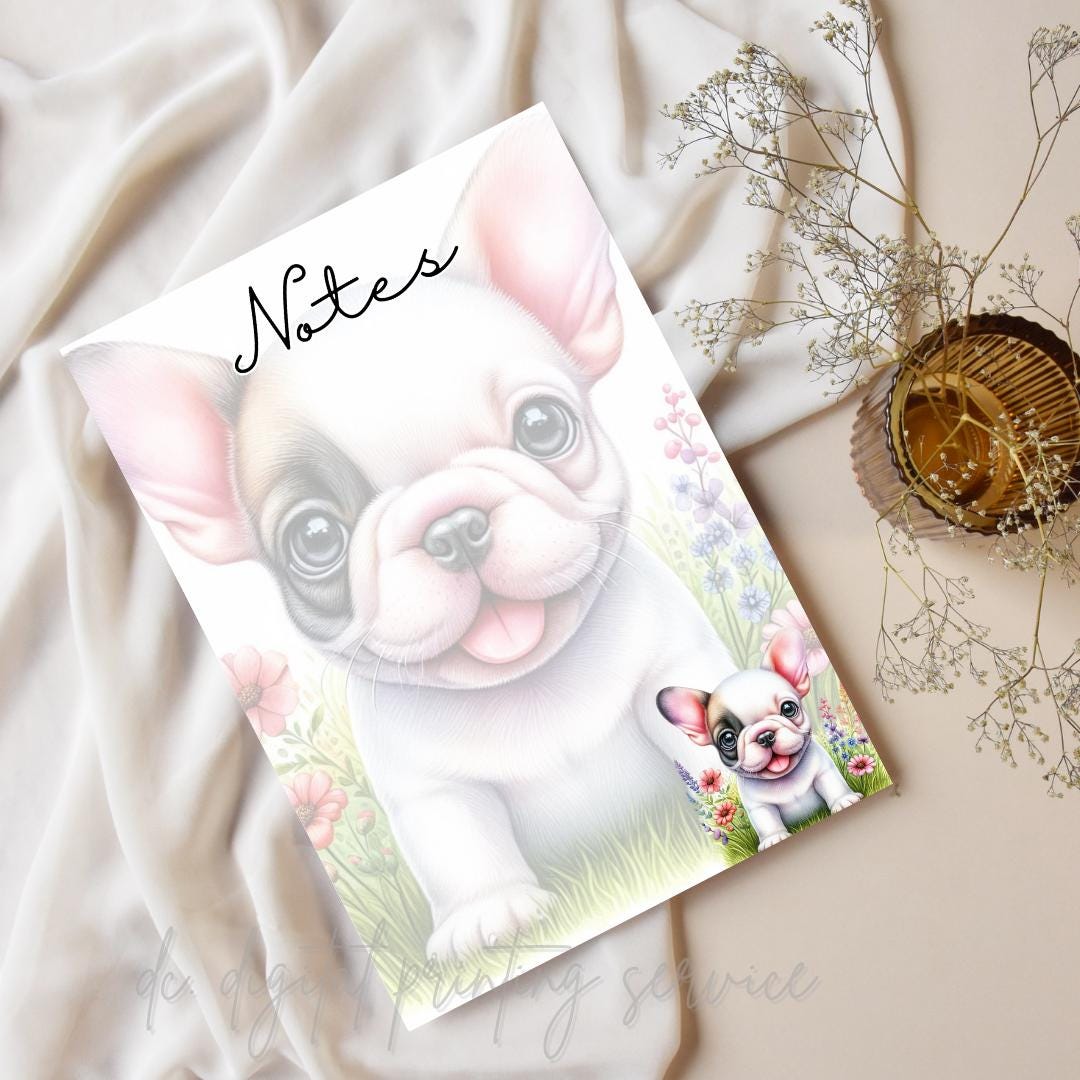 Cat & Dog Notepad Templates – A6 Animal Stationery (digital Download ...