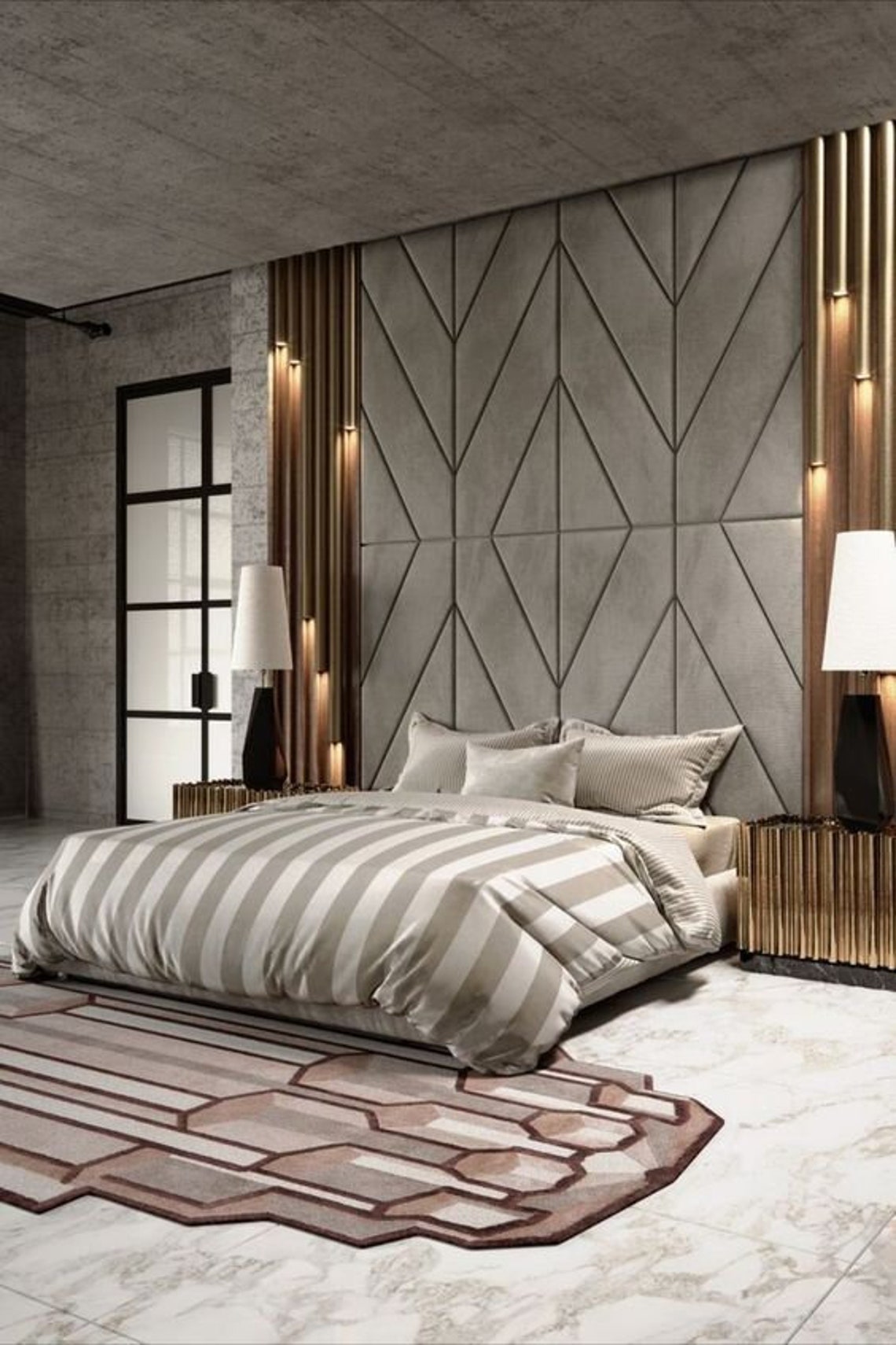 Unique Form Upholstered Wall Panels Velvet Soft Fabric Wall Panels