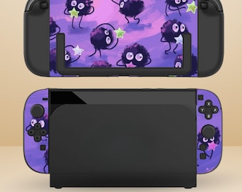 かわいい Nintendo Switch ケース - パープル ソフト Nintendo Switch