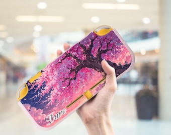 Personalized Cute Japanese Scene Switch Lite Case for NS Switch Lite, Protective Soft Cover, Gift for Him Her
