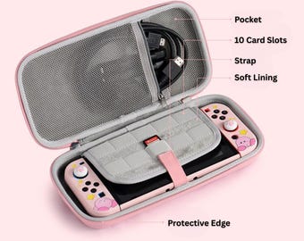 Cute Rabbit Carrying Switch Case Cover for NS Switch 2 7.9