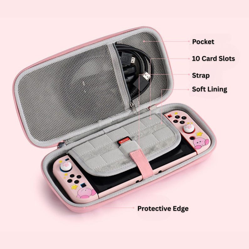 Cute Anime Fanart Carrying Switch Case Cover for NS Switch 2 7.9 ...