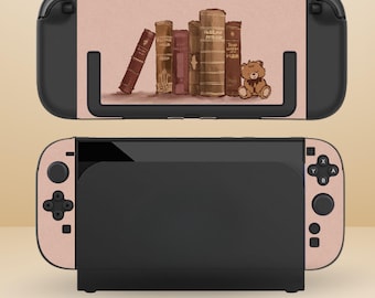 Nintendo Switch Teddy GeekShare Cute Plush Protective Case Cover Compatible with