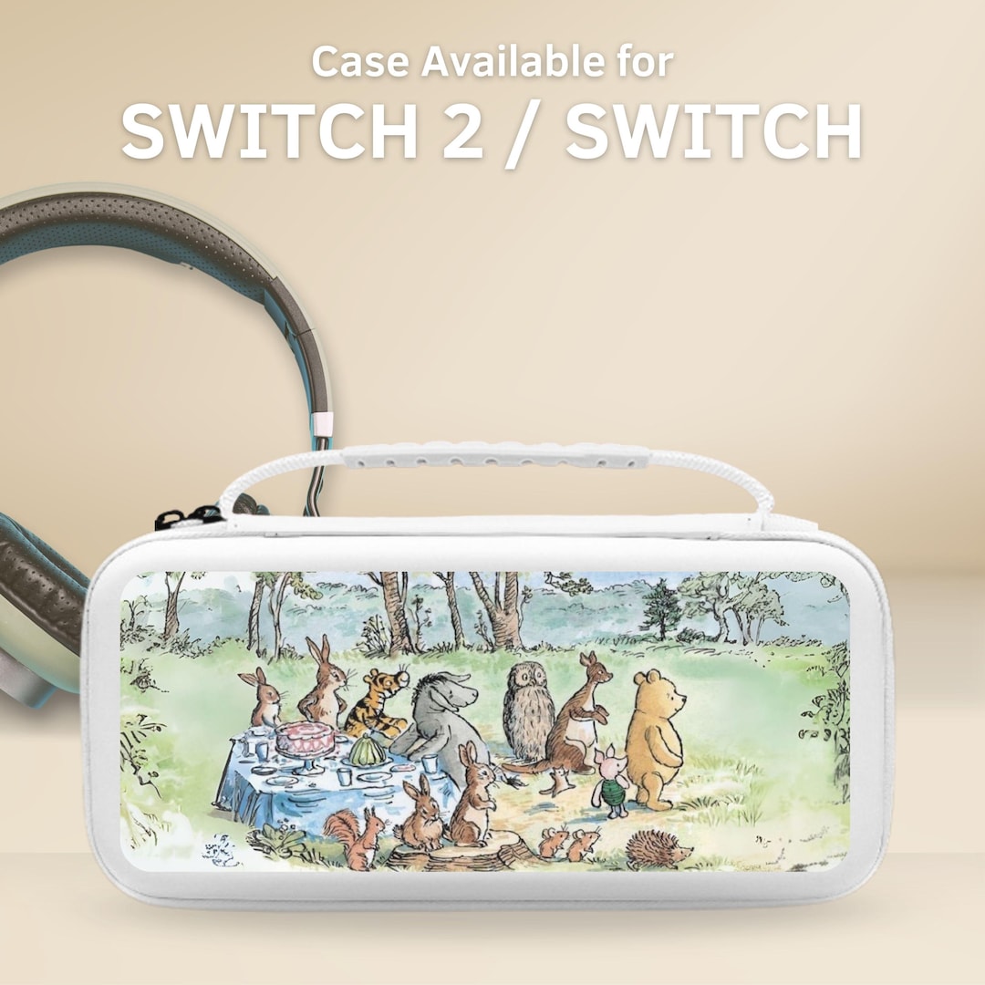 Cute Cartoon Bear Carrying Switch Case Cover for NS Switch 2 7.9 ...