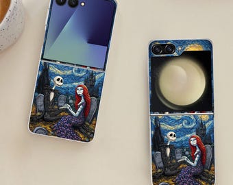 Custodia per telefono Galaxy Flip con motivo fanart di anime e incubo per Samsung Galaxy Z Flip 7 7FE, Flip 6, Flip 5, Galaxy ZFlip 7 6 5, custodia antiurto