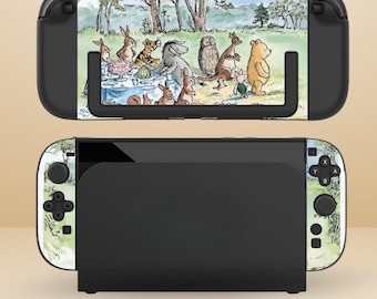 Cute Teddy Bear Switch Cover Case for Nintendo Switch 2 2025