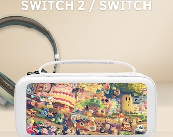 かわいいリボン付きキャリーケース（Nintendo Switch 2/Switch OLED