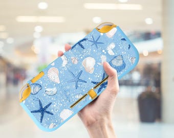 Simpatica custodia per Switch Lite con conchiglie e stelle marine per NS Switch Lite, cover protettiva morbida, regalo per lui e per lei