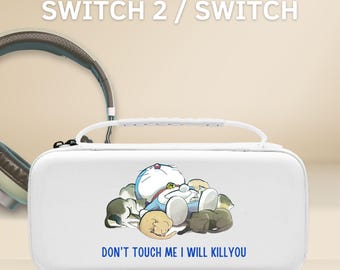 Black Cat Carry Switch Case for Nintendo Switch 2/switch OLED