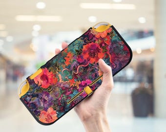 Cute Surrealism Botanical Art Switch Lite Case for NS Switch Lite, Protective Soft Cover, Gift for Him Her