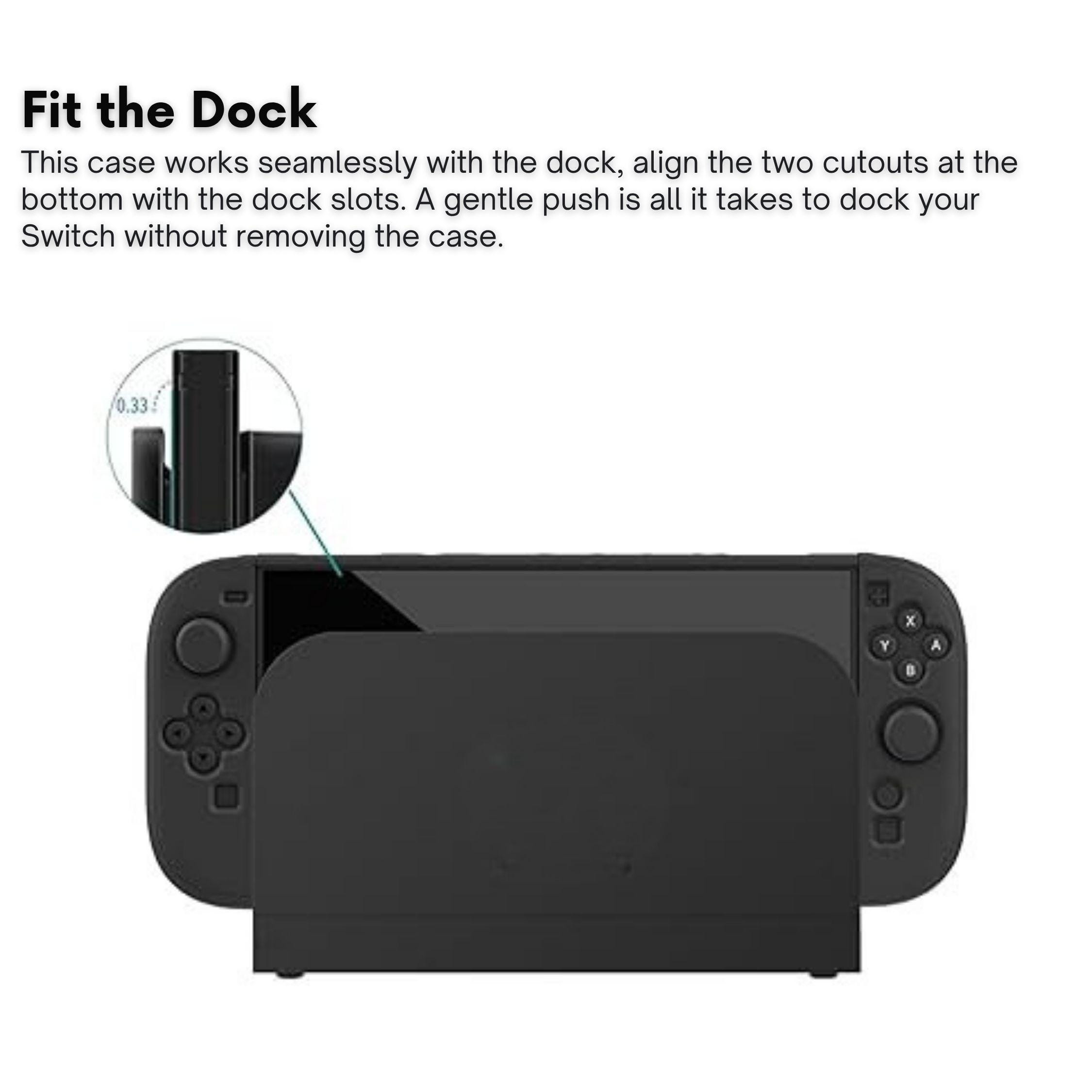 Cute Fruits Dockable Protective Switch Case for NS Switch 2 7.9