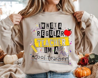Teacher Crewneck Sweatshirt | Funny Teacher Appreciation Gift