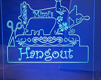 Multi-Color Acrylic Light Sign
