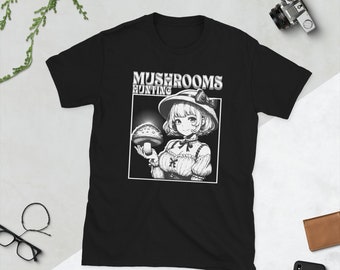 Mushroom Hunting Short-Sleeve Unisex T-Shirt