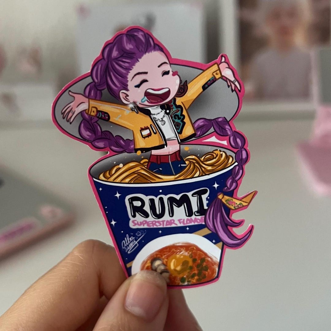 Fanart Sticker Rumi Kpop Demon - Etsy