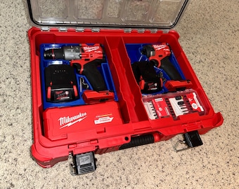 Custom Listing to Mix and Match Packout Inserts for the Milwaukee M12/M18 Impact Driver and Hammer Drill Combos