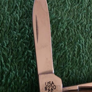 Case XX Pocket Knife Model 6220 SS - 2 Blade small size knife. The knife works as it should. Made in the USA. image 9