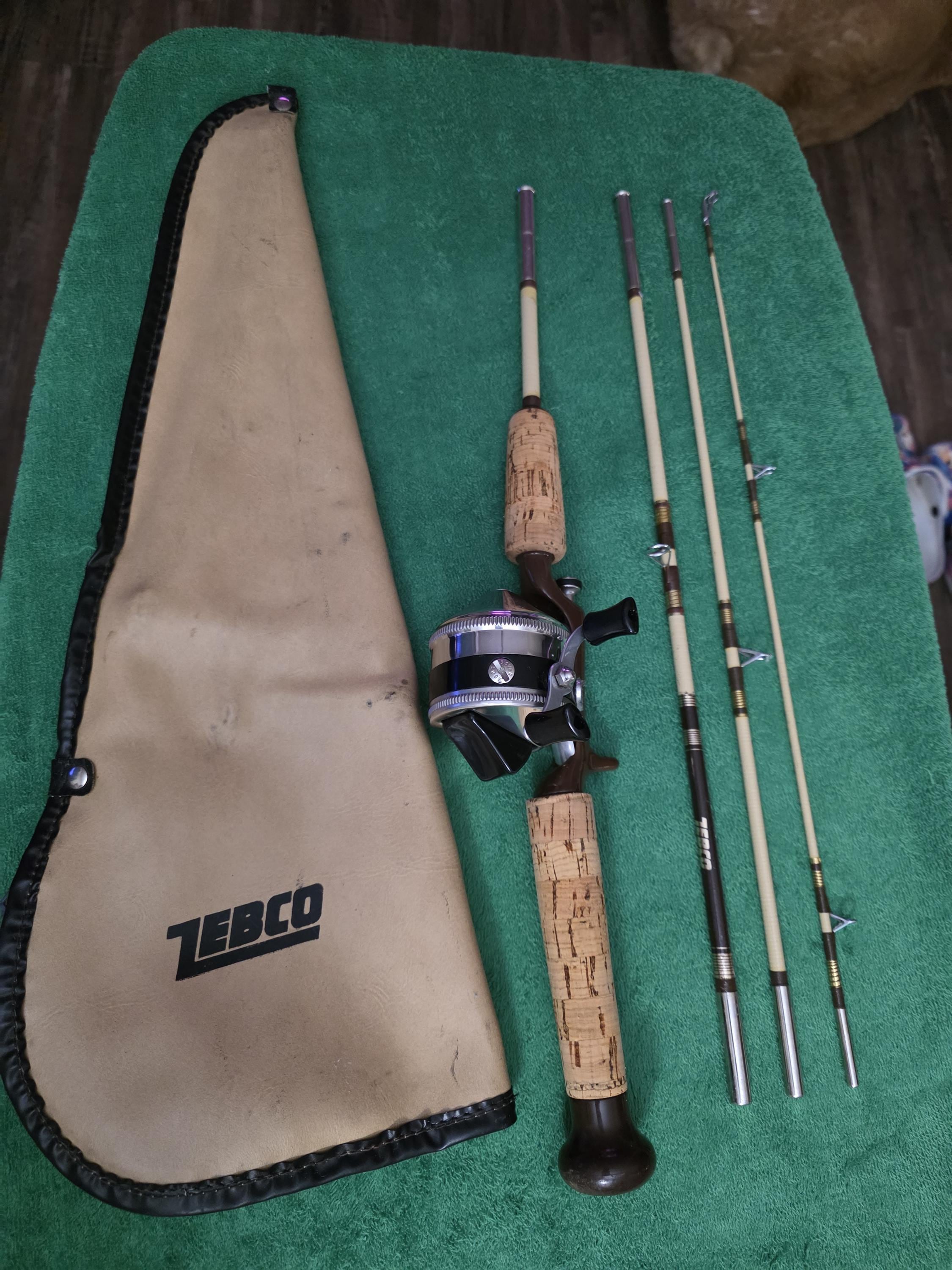 コネコ Zebco Centennial No.6104 6ft. Medium Action Backpack 5 Pc Bait