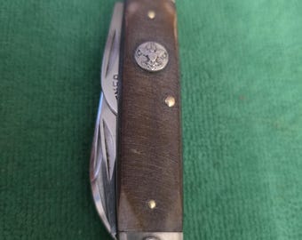 Boy Scouts of America "Ulster" Pocket Knife with 4 multi-function blades. Very nice collectible made in New York USA.