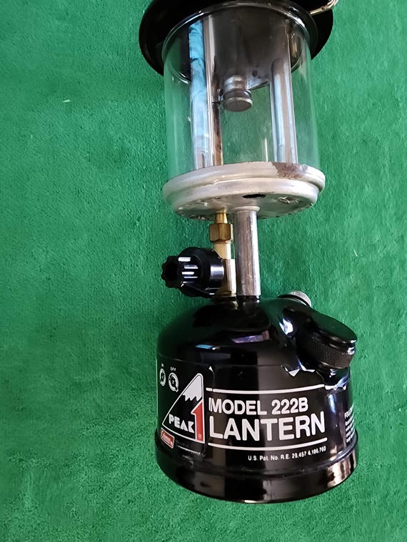 Coleman コールマン ランタンMODEL 222A PEAK1 本体未使用 希少レア】Coleman Lantern Model222A PEAK1