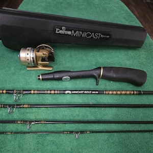 daiwa 1500 series vintage fishing pole BG1500 BG Spinning Reel in handle Vintage Daiwa Fishing Rod -