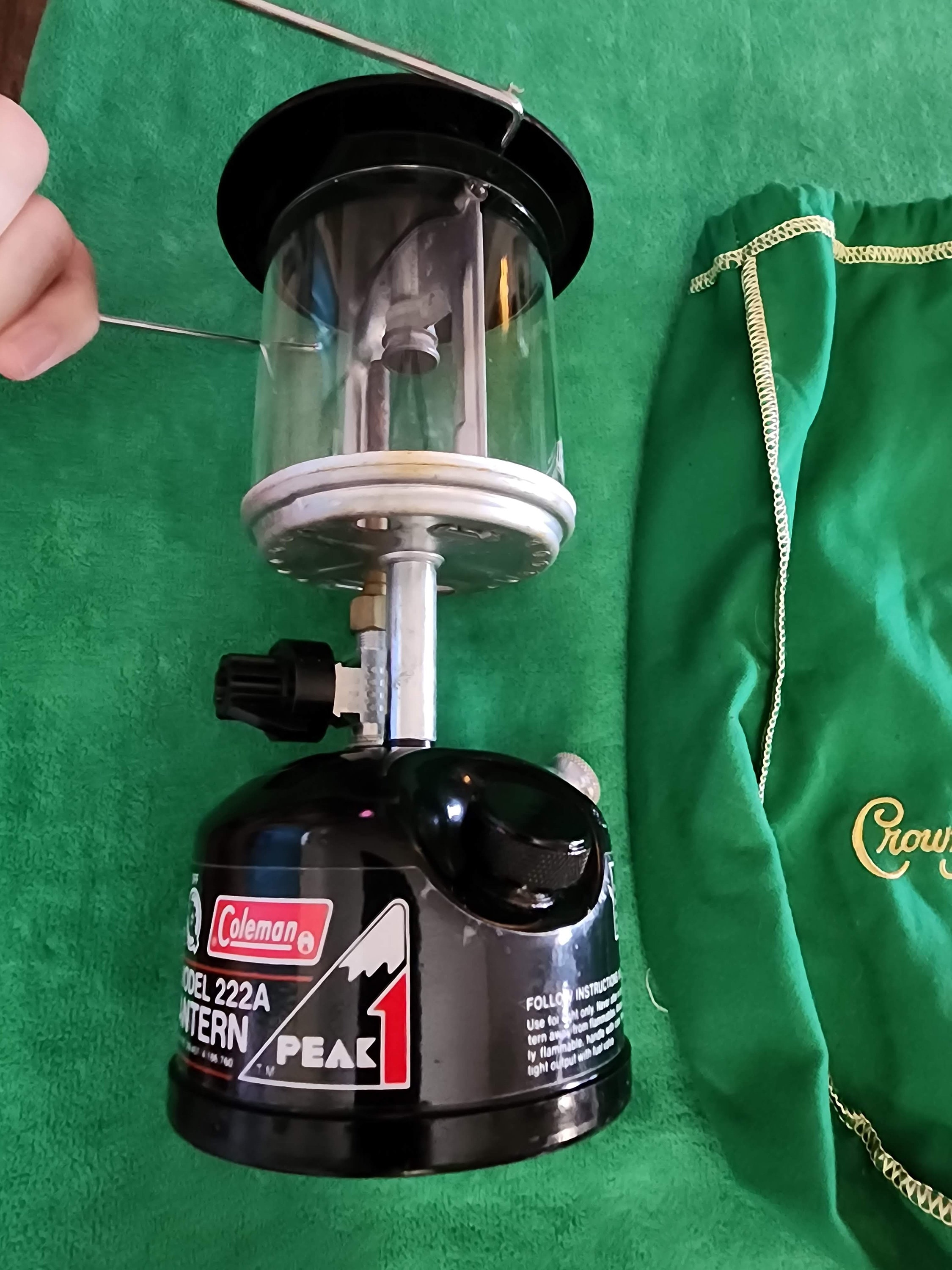 あっくん　coleman Model 222A PEAK1 ランタンケース Coleman Peak1 Model 222A Vintage Camping Single Mantle