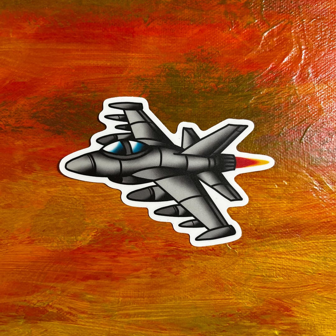 Jet Engine Stickers Fighter Jet Sticker | Weatherproof Aviation Vinyl Decal - Etsy