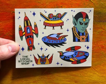 Star Warriors Sticker Sheet | Weed Laptop Stickers, Waterproof Vinyl Decals