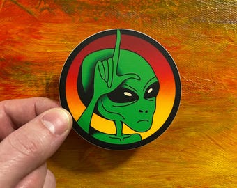 Loser Alien Vinyl Sticker | Waterproof Laptop Decal