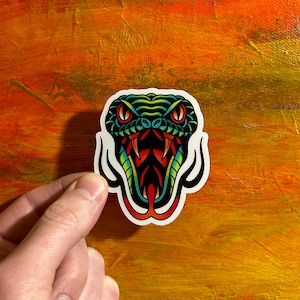 Schlange Laptop Aufkleber | Tattoo Aufkleber Wasserfester Vinyl-Aufkleber