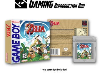 Legend of Zelda: Link's Awakening Alternative Box Cover Art Reproduction Box Nintendo Gameboy