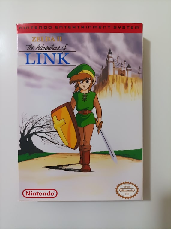 Zelda II: the Adventure of Link Custom Cover Art Box - Etsy