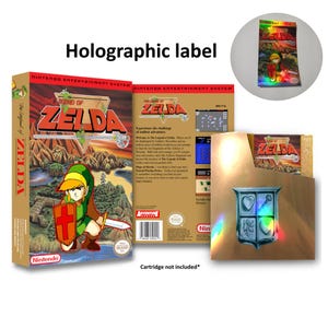 The Legend Of Zelda NES Replica Box Set – Inspired by Famicom Art (Box, Label, Insert)