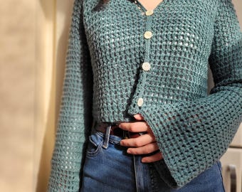 Samphire Cardigan PDF Digital Crochet Pattern