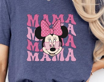 Mama Minnie Mouse Shirt, Disney Mama Shirt, Gift for Mama, Minnie Mouse Shirt, Disney Minnie Mama Shirt, Mama Mouse Shirt