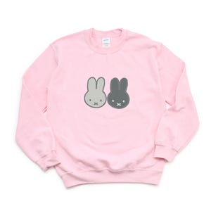 Miffy Embroidered Sweatshirt: Minimalist Bunny Graphic Tee