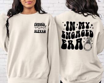 Future Mrs. Personalized Engagement Shirt, Custom Name T-Shirt, Bride-to-Be Gift, Wedding Announcement Apparel, Bridal Party Tee