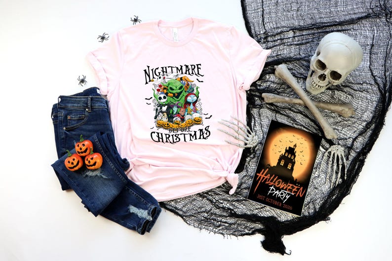 Halloween The Lovers Tee, Nightmare Before Christmas Shirt, Halloween shirt Tee, Spooky Season Shirt,Halloween Party Shirt, Disney Trip Tee                                                                                                                    nightmare before
nightmare
christmas
halloween
shirt
keychain
wall decor
personalized
stocking stuffer
mask
pumpkin
spooky
halloween costume
