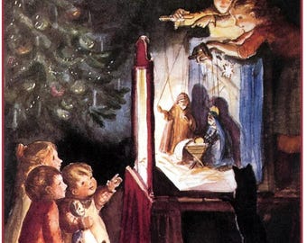 Tasha Tudor Corgiville Christmas - Etsy