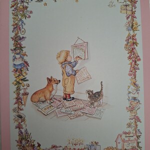 Adorável cartão em branco Tasha Tudor