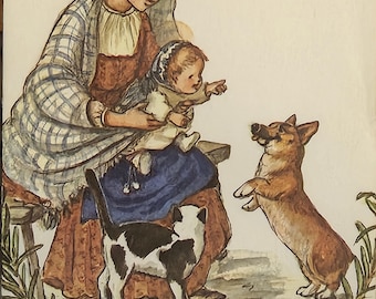 Tasha Tudor Corgiville Christmas - Etsy