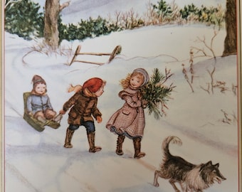 Tasha Tudor Corgiville Christmas - Etsy