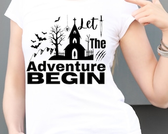 Let The Adventure Begin Svg, Adventure Svg, Camping Svg, DL Parks Rides Vacation, horror svg, svg png jpg dxf eps