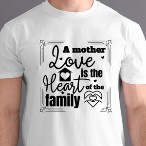 Die Liebe einer Mutter ist das Herz der Familie