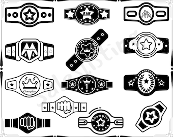 Championship Belt SVG, Boxing Belt Svg, Championship Belt Png, Wrestling Svg,Wrestling Martial Svg, champ svg,Cricut,Cuttable Design