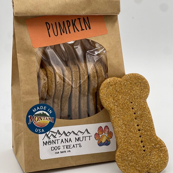 Pumpkin dog treats, a canine Superfood soft on the belly and oh, so delicious.  All natural, handmade.