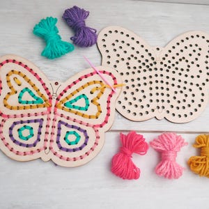 Butterfly Yarn kit First Sewing Project